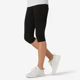 Legginsy krótkie fitness damskie Domyos 500 slim za 39,99 zł w Decathlon