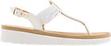 Białe błyszczące sandałki damskie Graceland za 99,99 zł w Deichmann