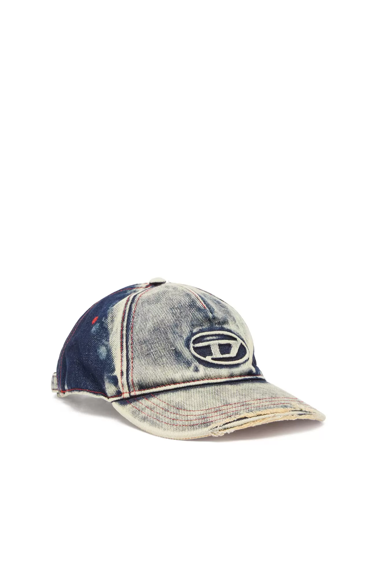 Baseball cap in treated denim za 95 zł w Diesel