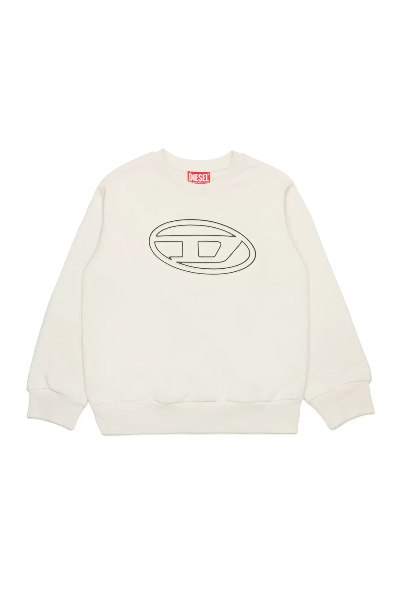 Sweatshirt with embossed Oval D logo za 110 zł w Diesel