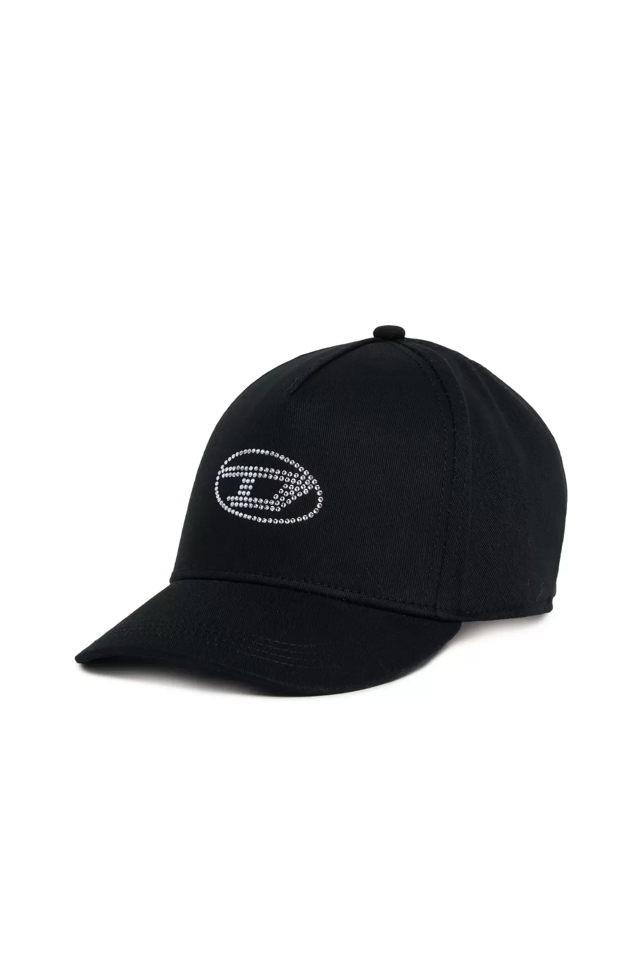 Baseball cap with crystal Oval D logo za 60 zł w Diesel