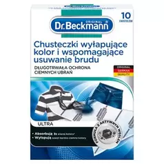 Dr. Beckmann Ultra Chusteczki wyłapujące kolor i wspomagające usuwanie brudu 10 sztuk za 15,69 zł w Drogerie Natura