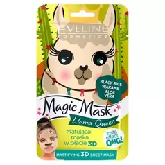 Magic Mask Llama Queen Matująca maska w płachcie 3D za 6,45 zł w Drogerie Natura