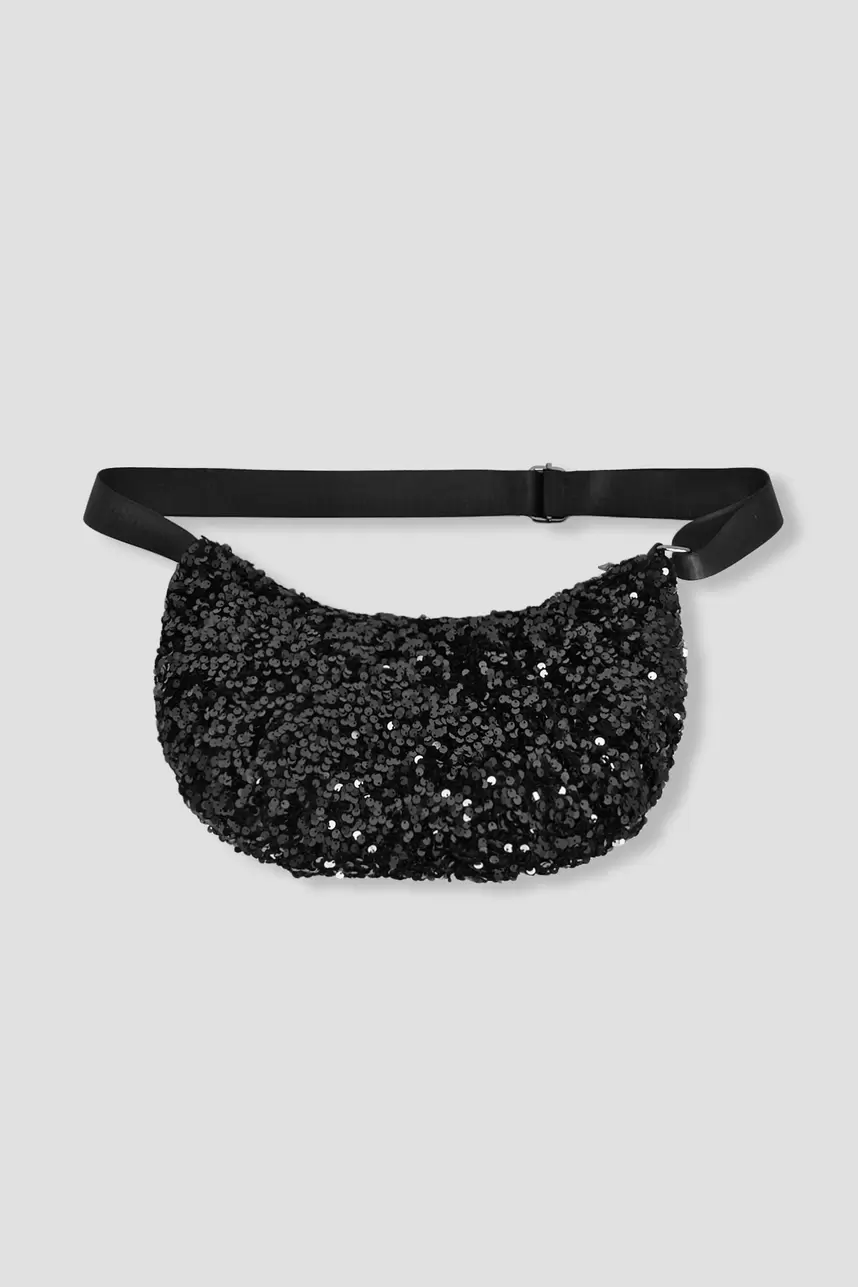 Sac banane à paillettes Femme za 25,99 zł w Promod