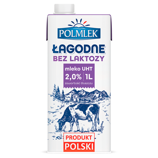 Mleko Łagodne 2% UHT bez laktozy za 3,99 zł w Frisco.pl