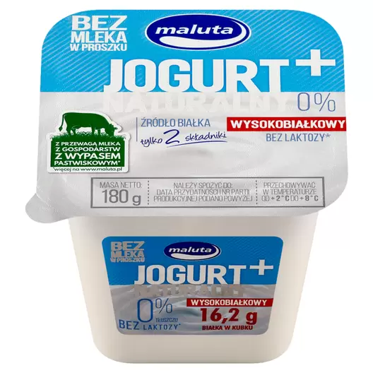 Jogurt naturalny wysokobiałkowy 0% bez laktozy za 3,25 zł w Frisco.pl