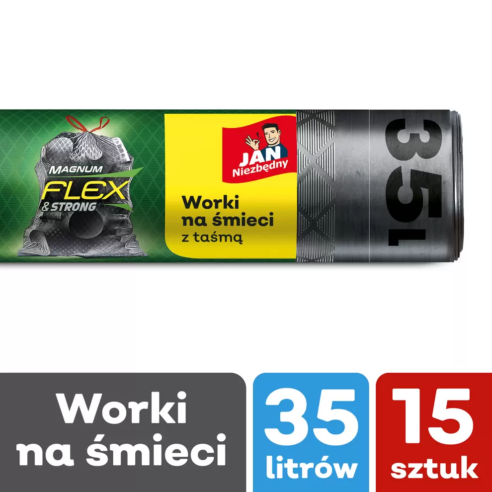 Worki na śmieci z taśmą 35l 15 szt. za 6,79 zł w Frisco.pl