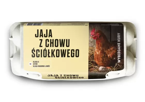 Jaja kurze z chowu ściółkowego (rozmiar L) - 10 szt. za 10,49 zł w Frisco.pl