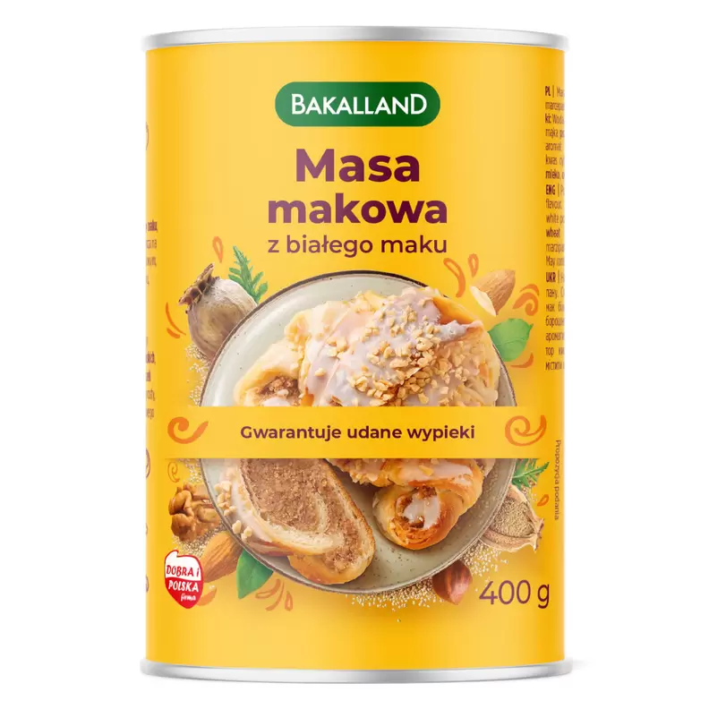 Masa makowa z białego maku o smaku marcepanowym za 10,15 zł w Frisco.pl