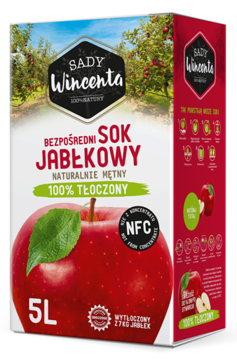 Sok jabłkowy w kartonie tłoczony za 19,99 zł w Frisco.pl