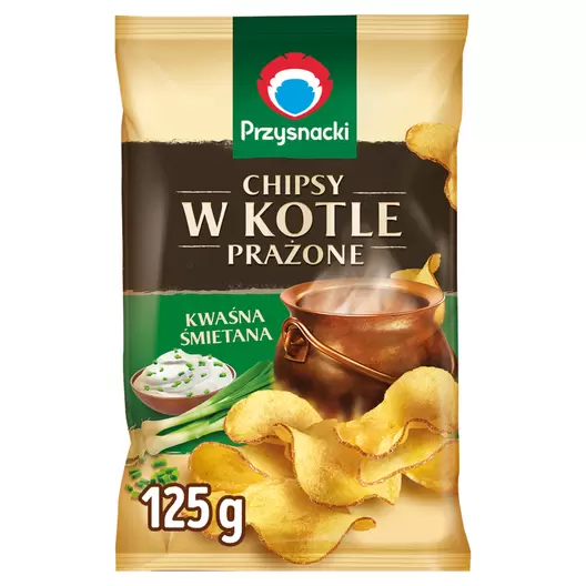 Chipsy w kotle prażone kwaśna śmietana za 5,99 zł w Frisco.pl