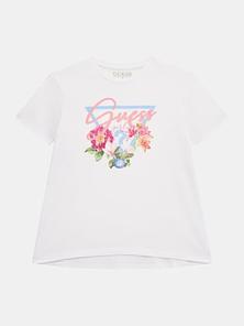 T-shirt z kwiatowym printem za 115 zł w Guess