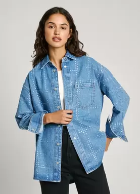 OVERSIZED FIT DENIM SHIRT za 549 zł w Pepe Jeans