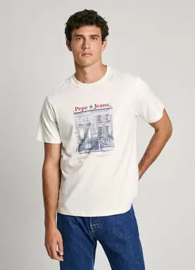 REGULAR FIT PRINTED T-SHIRT za 185 zł w Pepe Jeans