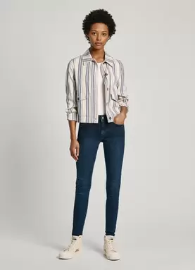 LOW-RISE SKINNY FIT JEANS za 323,7 zł w Pepe Jeans