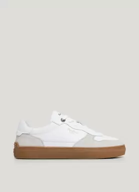 LEATHER TRAINERS WITH SUEDE DETAILS za 435 zł w Pepe Jeans