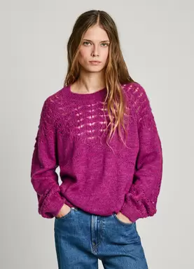 CREW NECK OPENWORK JUMPER za 415 zł w Pepe Jeans