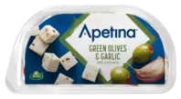 ARLA APETINA SNACK 100G ZIELONE OLIWKI / CZOSNEK za 5665996 zł w Pelcowizna