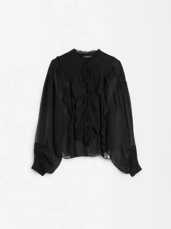 Sheer Ruffled Shirt za 179,99 zł w Parfois