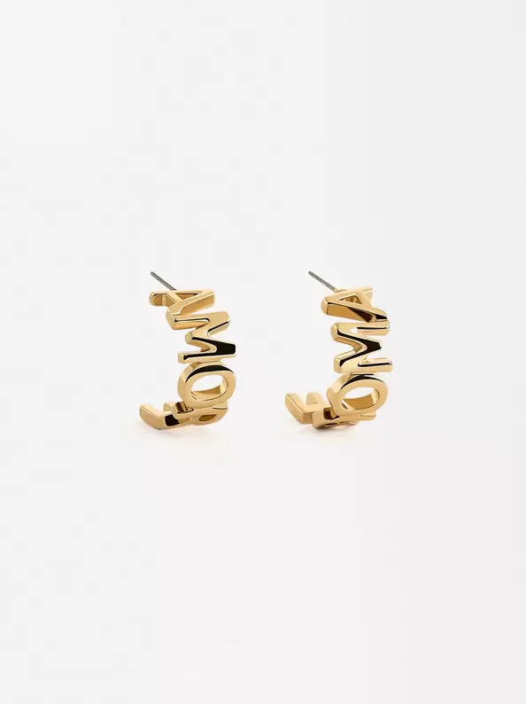 Open Hoops Earrings Amore za 49,99 zł w Parfois