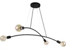 TK Lighting Lampa wisząca HELIX BLACK czarna 4xE27 za 349 zł w OBI