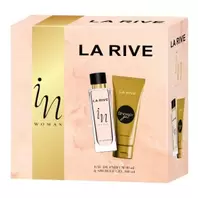 LA'RIVE WOMEN ZESTAW PREZENTOWY WODA PERFUMOWANA +ŻEL POD PRYSZNIC IN WOMAN za 27,31 zł w Jaśmin