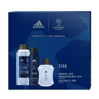 MEN UEFA 10 ZESTAW PREZENTOWY EDT 100ML+ŻEL+SPRAY za 108,52 zł w Jaśmin