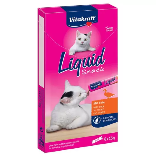 VITAKRAFT CAT LIQUID SNACK PRZYSMAK DLA KOTA z betaglukanem za 11,1 zł w Kakadu