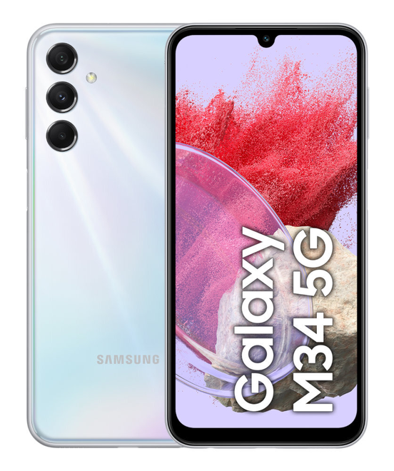 Smartfon SAMSUNG Galaxy M34 5G 6/128GB Srebrny (Silver) SM-M346BZSFXEO za 1239 zł w Media Markt