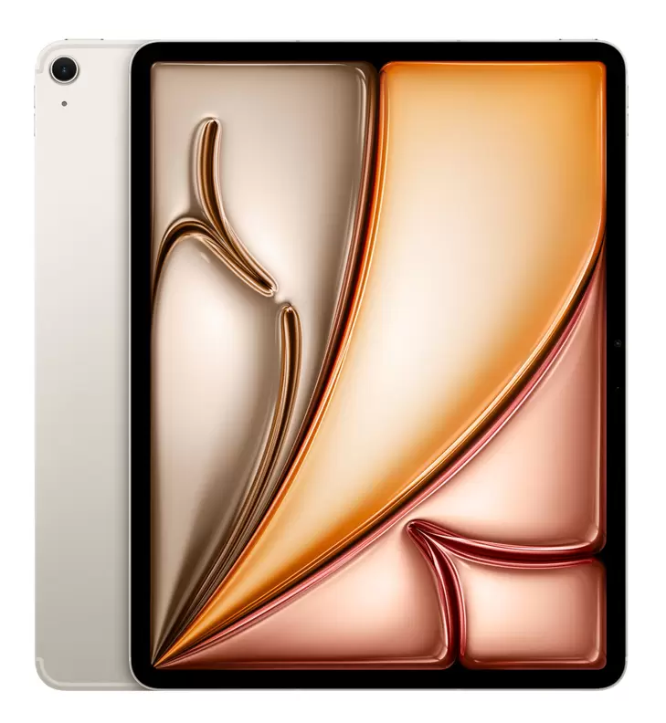 Tablet APPLE iPad Air (2024) 13 M2 128GB Wi-Fi + Cellular Księżycowa poświata MV6T3HC/A za 4319 zł w Media Markt