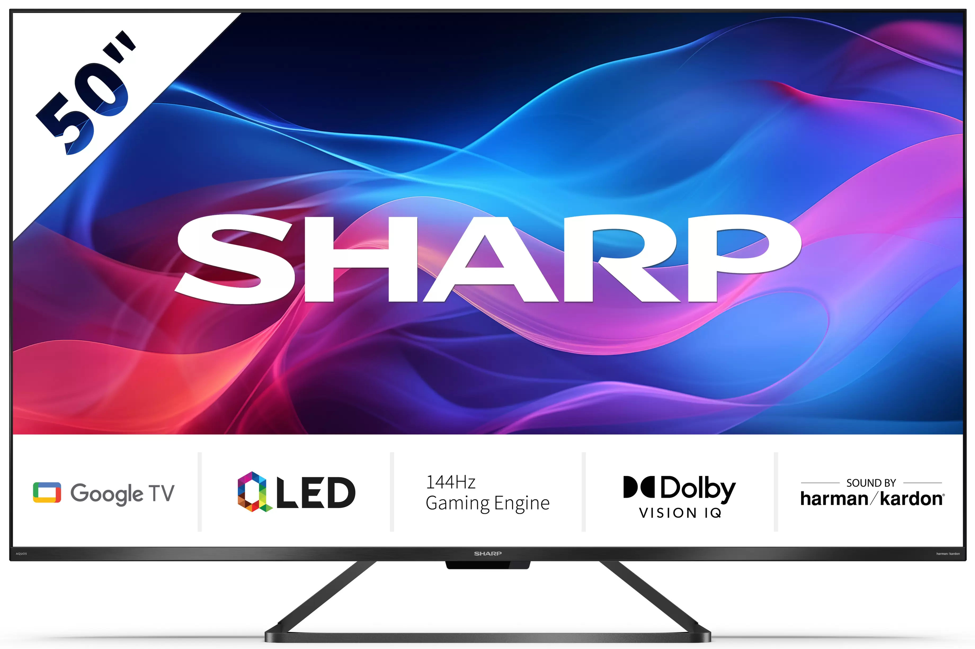 Telewizor QLED SHARP 50GR8465E 50" 4K 144Hz Google TV Quantum Dot za 2699 zł w Media Markt