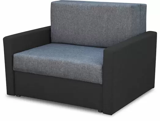 Sofa amerykanka rozkładana Tedi 1 Czarna/Grafitowa za 649 zł w Meble Gust