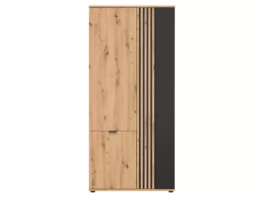 Szafa trzydrzwiowa  90 cm dąb artisan lamele za 699 zł w Meble Gust