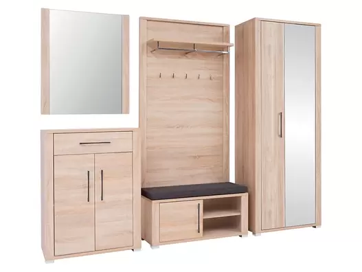 Komplet do przedpokoju Go 238 cm dąb sonoma za 2309 zł w Meble Gust