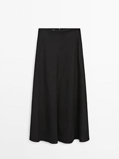 Długa, lniana spódnica – Limited Edition za 499 zł w Massimo Dutti