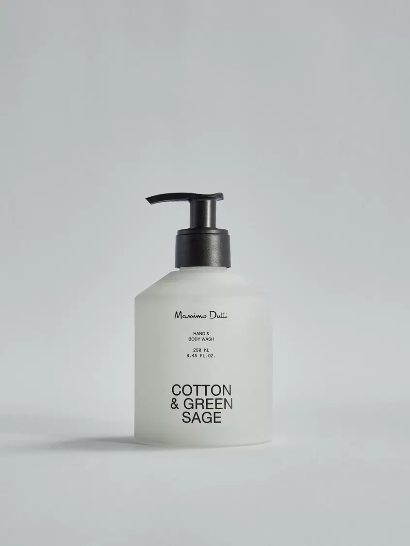 (250 ml) Cotton & Green Sage mydło w płynie do rąk i ciała za 99 zł w Massimo Dutti