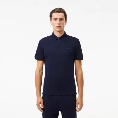 Męska elastyczna koszulka polo Regular Fit w stylu paryskim z piki bawełnianej za 559 zł w Lacoste