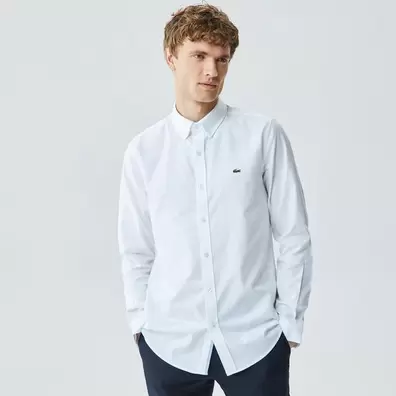 Męska koszula Regular Fit z bawełny Oxford za 440,3 zł w Lacoste