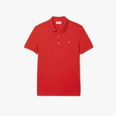 Męska Koszulka Polo Z Elastycznej Drobnej Piki Slim Fit za 391,3 zł w Lacoste