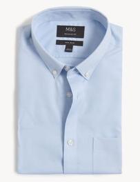 Regular Fit Non Iron Pure Cotton Oxford Shirt za 190 zł w Marks and Spencer