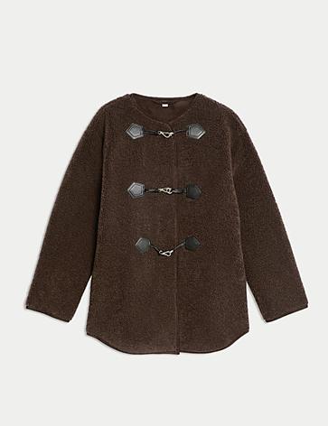 Textured Buckle Coat za 450 zł w Marks and Spencer