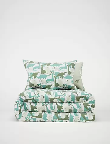 Dinosaur Cotton Blend Bedding Set za 57 zł w Marks and Spencer