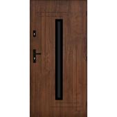 Drzwi zewnętrzne wejściowe Ozyrys Black orzechowe 90 prawe Pantor za 1797 zł w Leroy Merlin