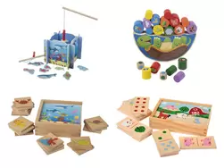 Playtive Drewniana gra edukacyjna dla najmłodszych za 19,99 zł w Lidl